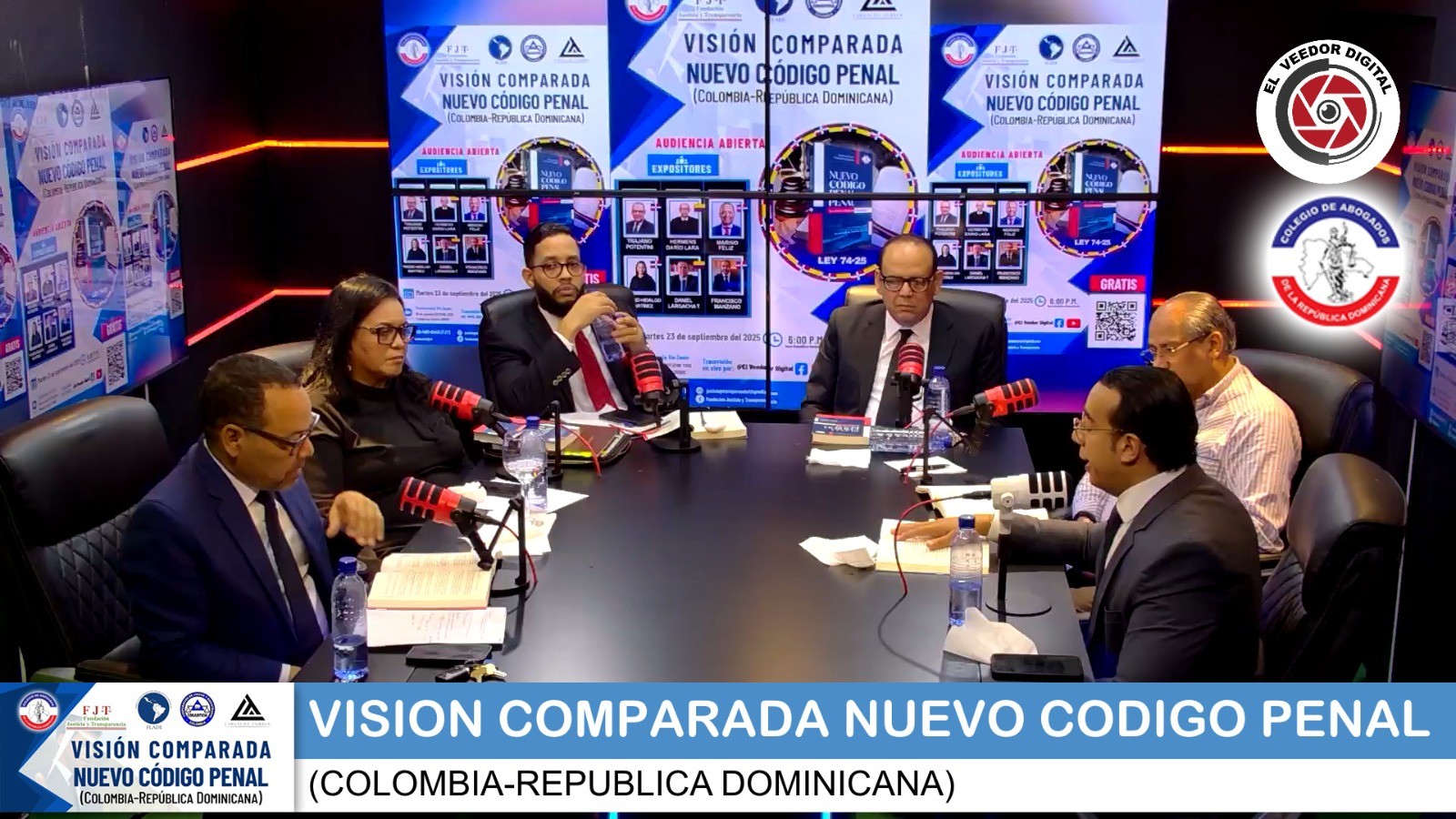 CARD celebra con gran éxito la Audiencia Abierta sobre el Nuevo Código Penal comparado entre Colombia y República Dominicana